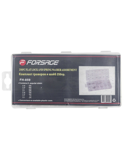 Гроверы и шайбы, 250пр. Forsage F-859