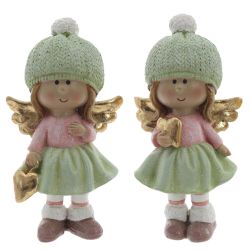 GAEM Фигурка декоративная "Ангел", L5,5 W4,5 H11 см, 2в.