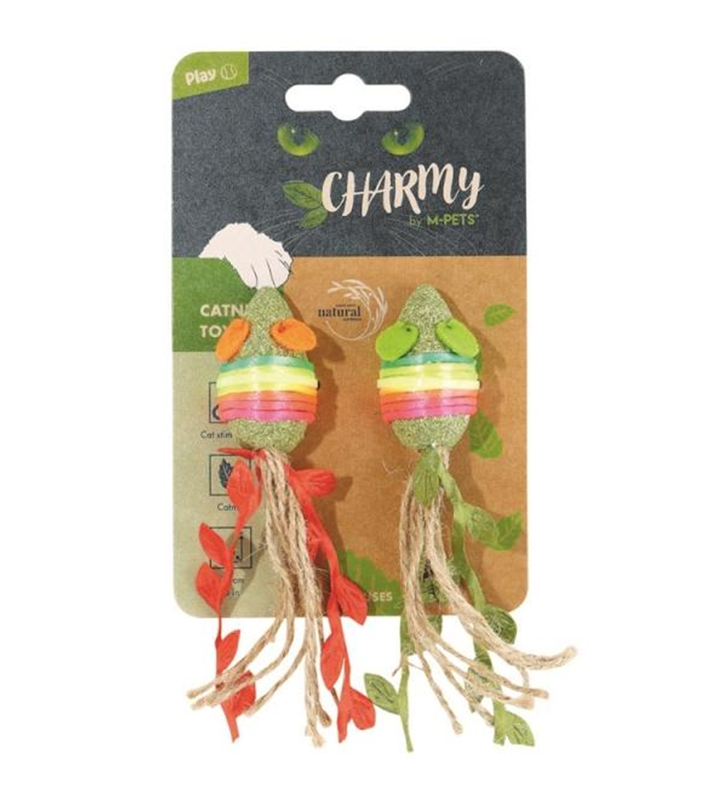 Игрушка для кошек с кошачьей мятой Charmy Мышки MPets, Арт.20640099