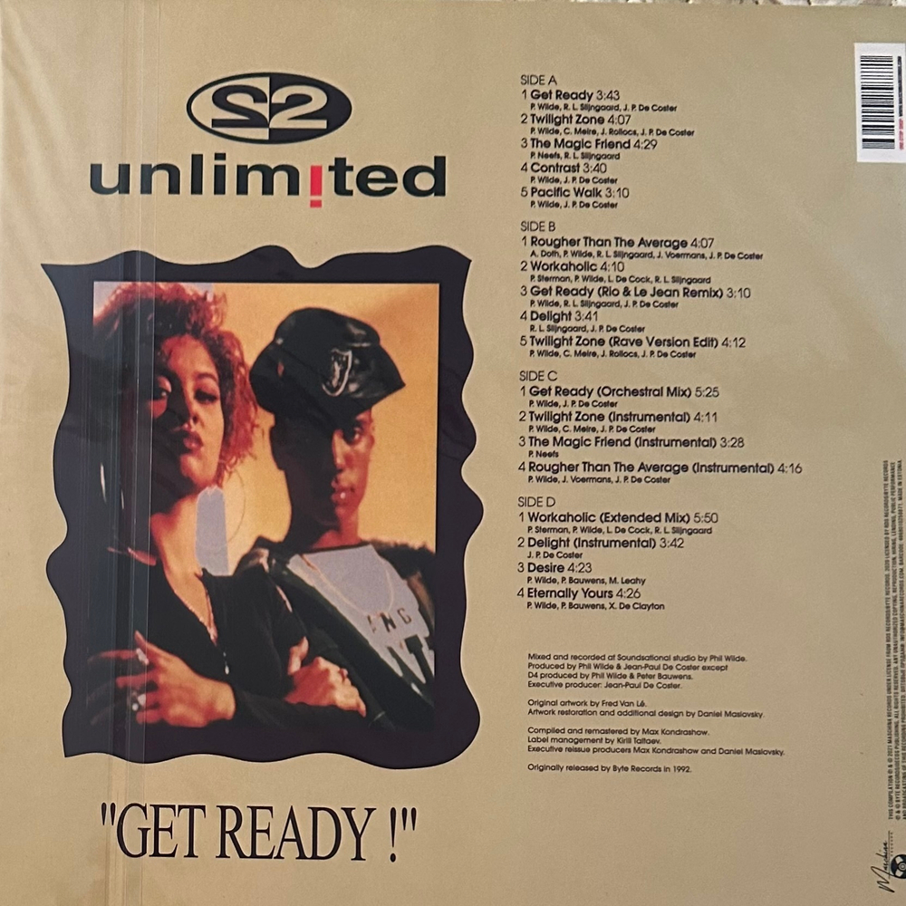 2 Unlimited - Get Ready 2LP (Россия 2021г.)