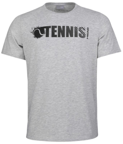 Футболка для мальчика теннисная Head Font T-Shirt B - grey melange
