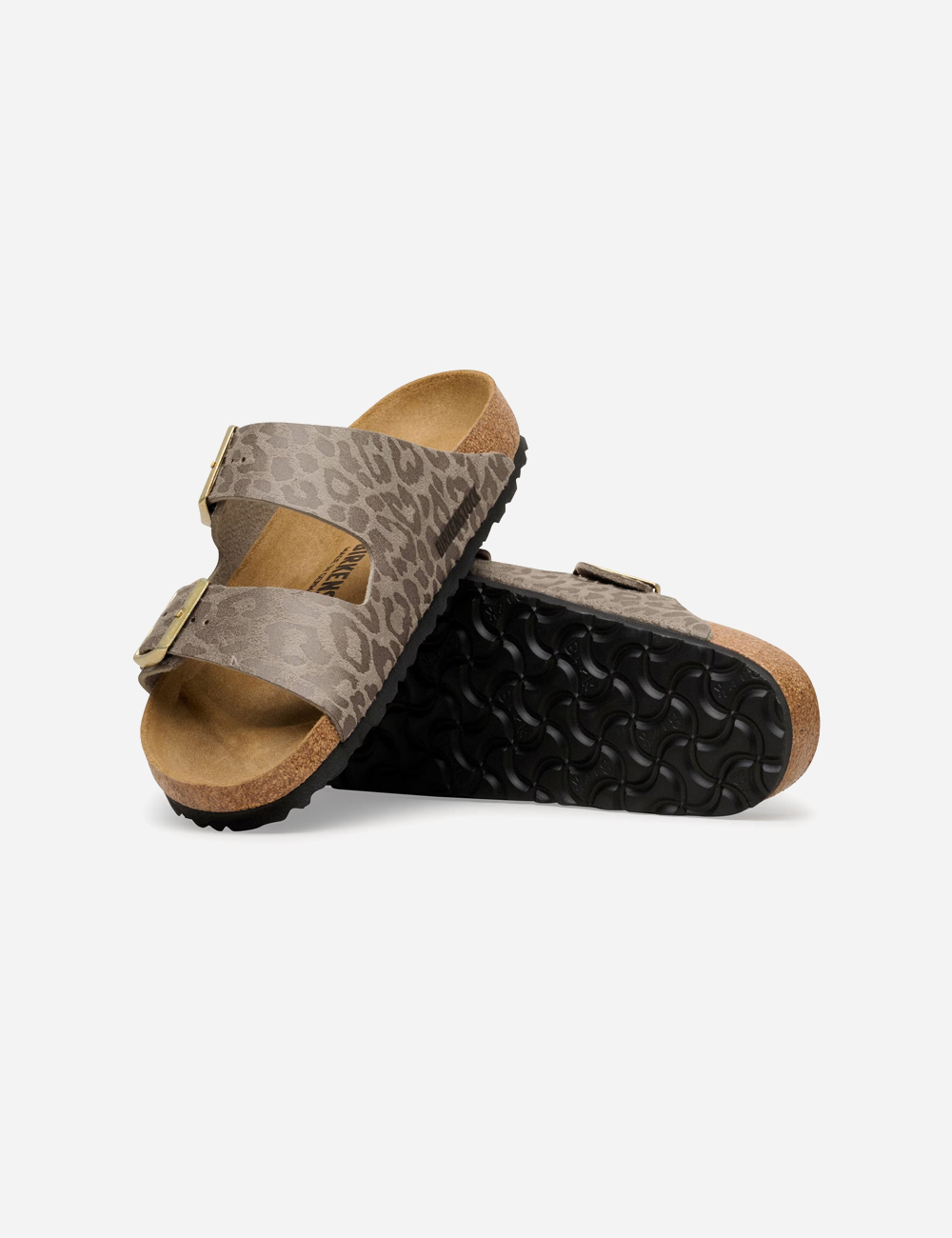 Birkenstock Arizona Sandals W "Leo Grey Taupe"
