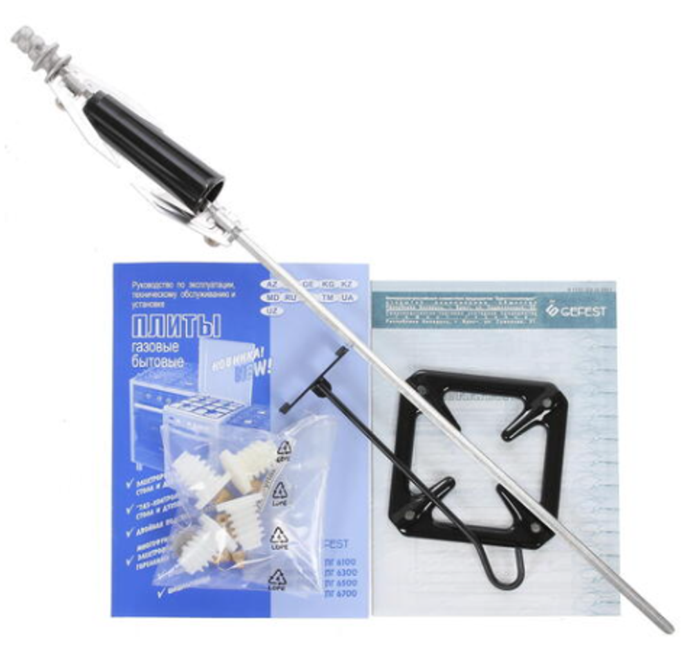 Плита газовая GEFEST 6500-02 0045 (кор.с растров. рис)