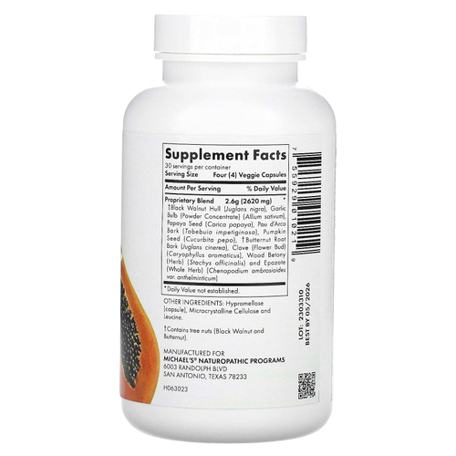 Michael's Health, Paraherbs`` 120 веганских капсул