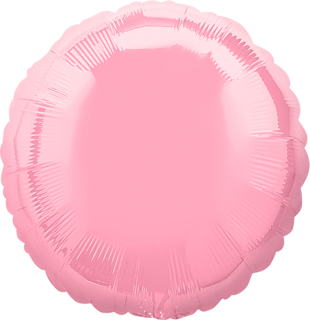 Шар-круг Нежно розовый