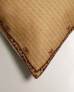 Zara Home наволочка декоративная из хлопка, светло-бежевый, 45x45 см · 1172/008
