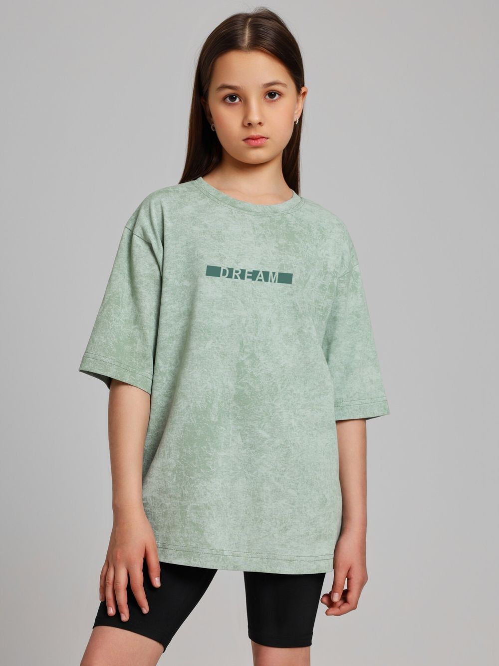 Фуфайка (футболка) для девочки Сидней-1 Виотекс ФИСТАШКОВЫЙ