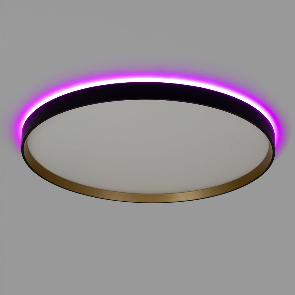 Citilux ETALON CL750501R LED RGB Светильник с пультом Чёрный+Золото