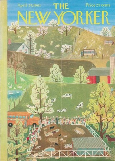 Журнал The New Yorker 29-04-1961, обложка