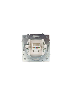 Розетка компьютерная 1-мест. СП ZIMA бел. LEZARD 704-0288-140