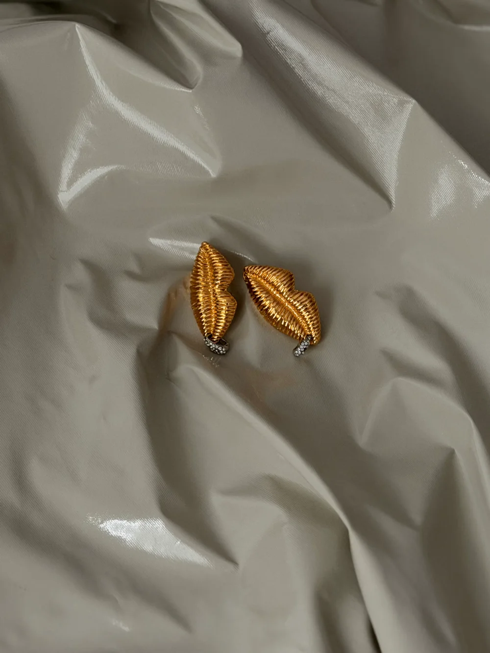 Серьги Lips, Золотой