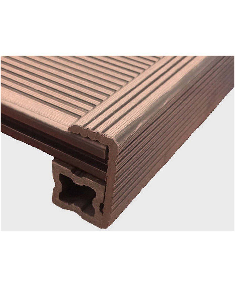 ДПК Доска ДПК для террасы шовная 23,5x165x4000мм Ecodeck Венге