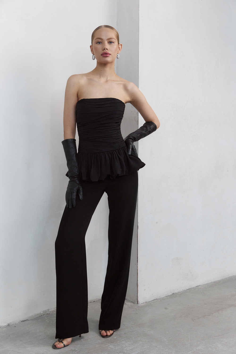 Корсет с драпировкой