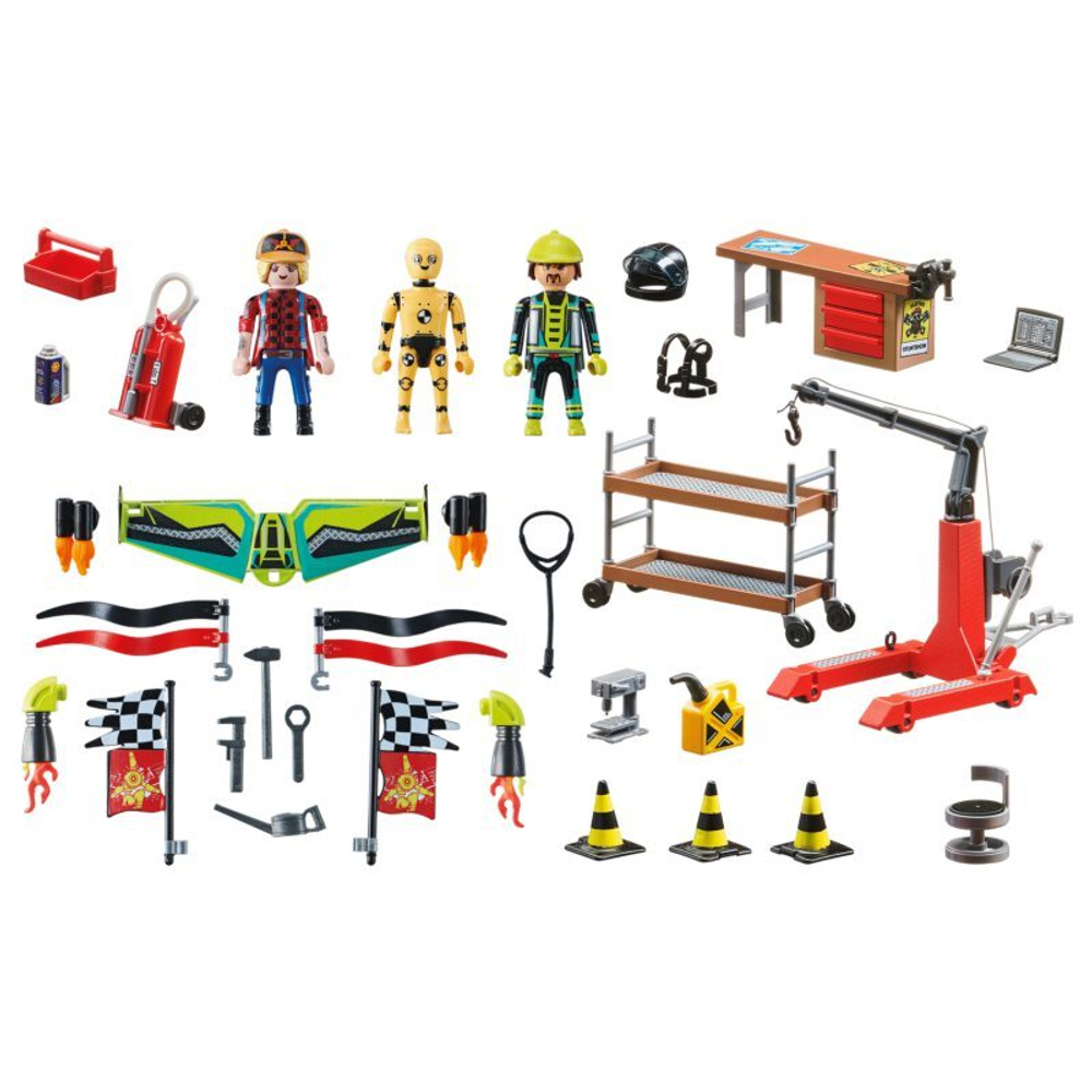 Playmobil - Воздушное каскадерское шоу: станция техобслуживания 70834X