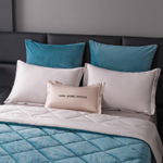 Комплект постельного белья на резинке Сатин Velvet Premium с Одеялом VPR008