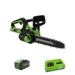 Аккумуляторная цепная пила Greenworks G40CS30IIK5 (1 x 5 Ач, Быстрое ЗУ) 2007807U5F