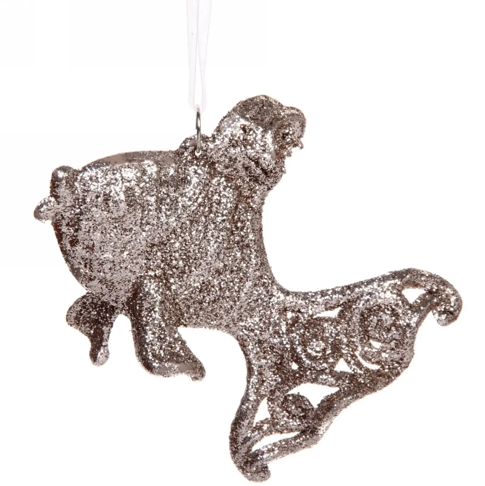 Подвеска «Золотая рыбка» 10 см, темное золото