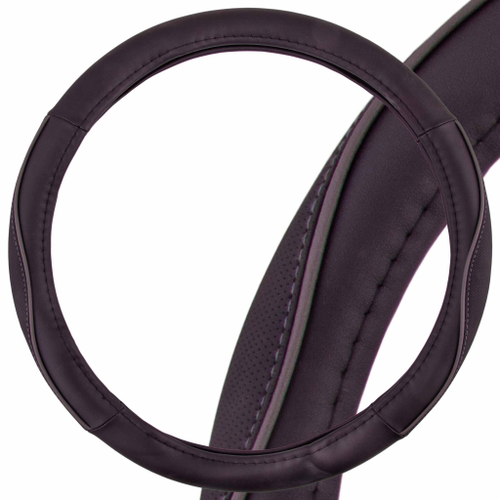 Оплетка руля M Skyway Eco Combo 7 экокожа черно-серая