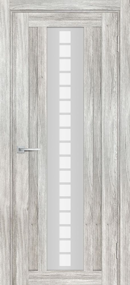 Дверь PSL-16 / Цвет Сан-ремо серый / белый сатинат / Двери PROFILO PORTE