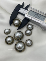 Пуговицы Жемчуг1 бронзовые