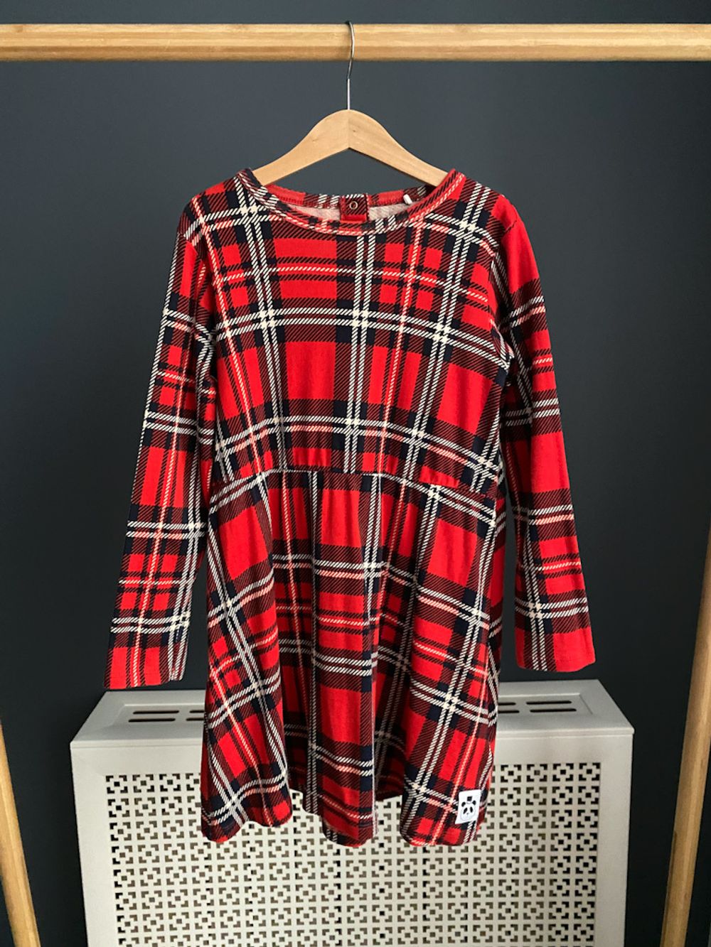 Хлопковое платье Mini Rodini, 134