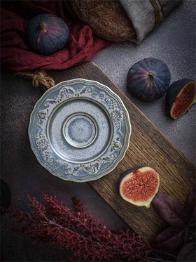 Блюдце d 12,5 см h 1,6 см, фарфор, Vintage (для чашки CDF VN 10)