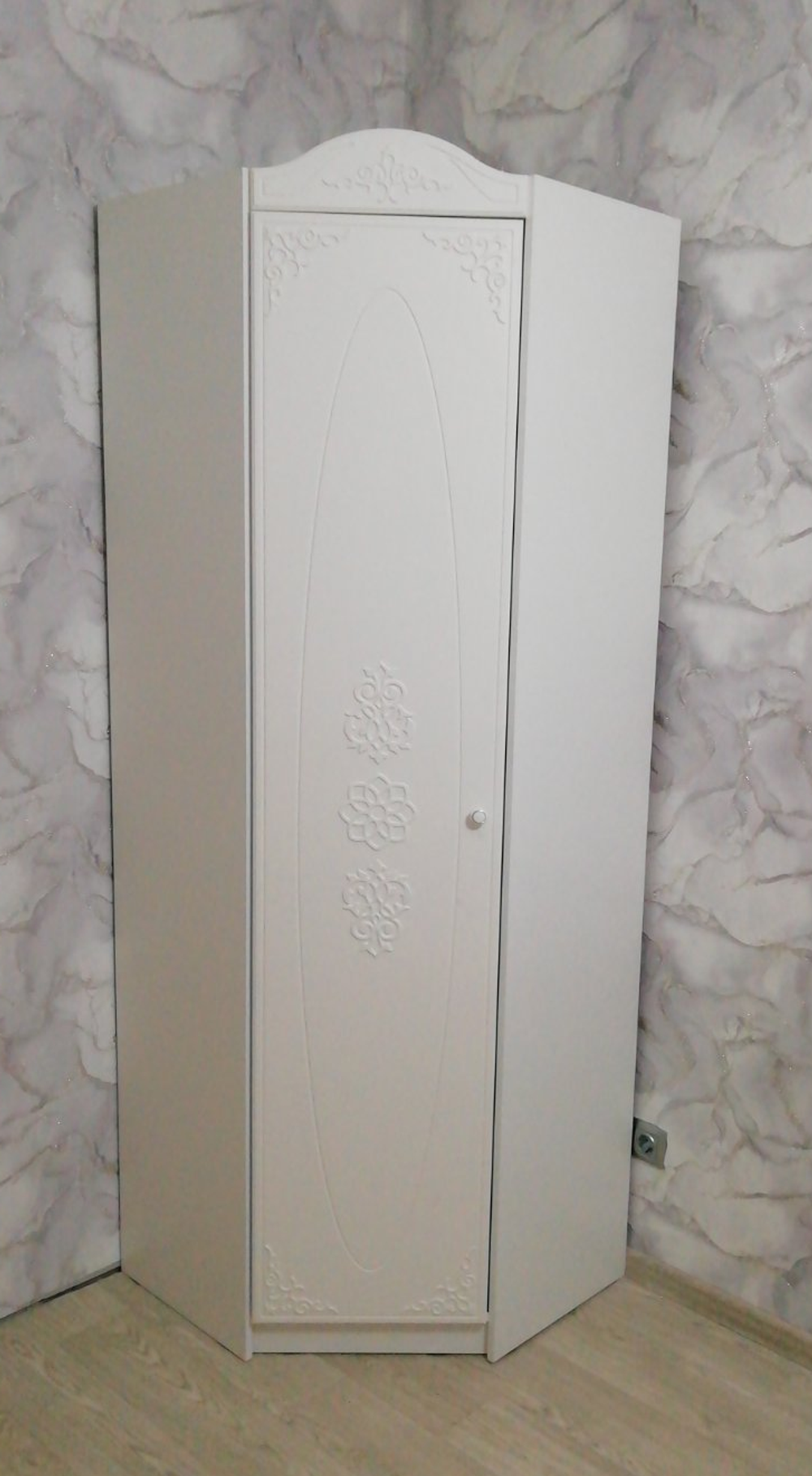 Шкаф угловой ШДУ 765.1 KI-KI Белый