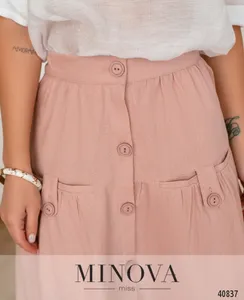 Юбка 2017-пудровый Minova