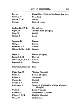 Chess problems | James Pierce; W.T. Pierce