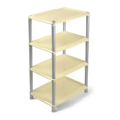 Этажерка универсальная Джета 4 полки слоновая кость С742СЛК (комплект 4 шт)