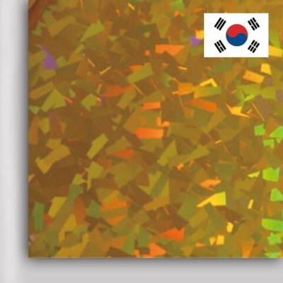 Пленка PROFI FLEX Hologram (DMHOL-15) Gold (Crystal), 1м