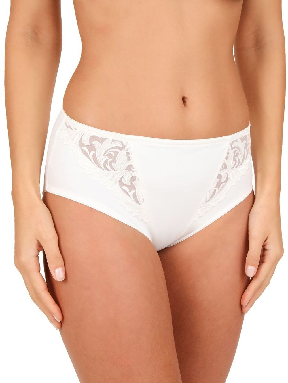 Трусы-макси из мягкой матовой микрофибры Passion (Размер: 44) (Цвет: молочный)