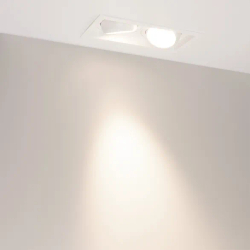 Светильник MS-VORTEX-BUILT-S250x140-2x30W Day4000 (WH-WH, 30 deg, 230V) (Arlight, IP20 Металл, 5 лет) 057764