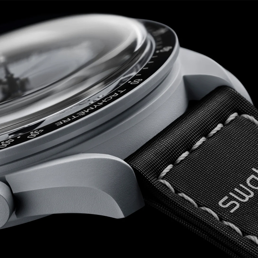 SWATCH Men 42mm Black Watch SO33M700