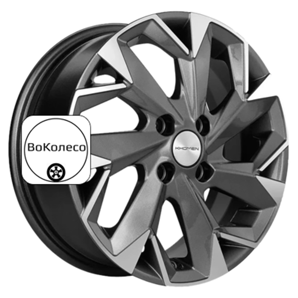 6x15/4x100 ET40 D60,1 KHW1508 (XRay) Gray-FP Khomen Wheels
