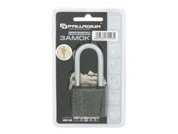Замок навесной 303F-50L длин дуж, Полладиум (6)