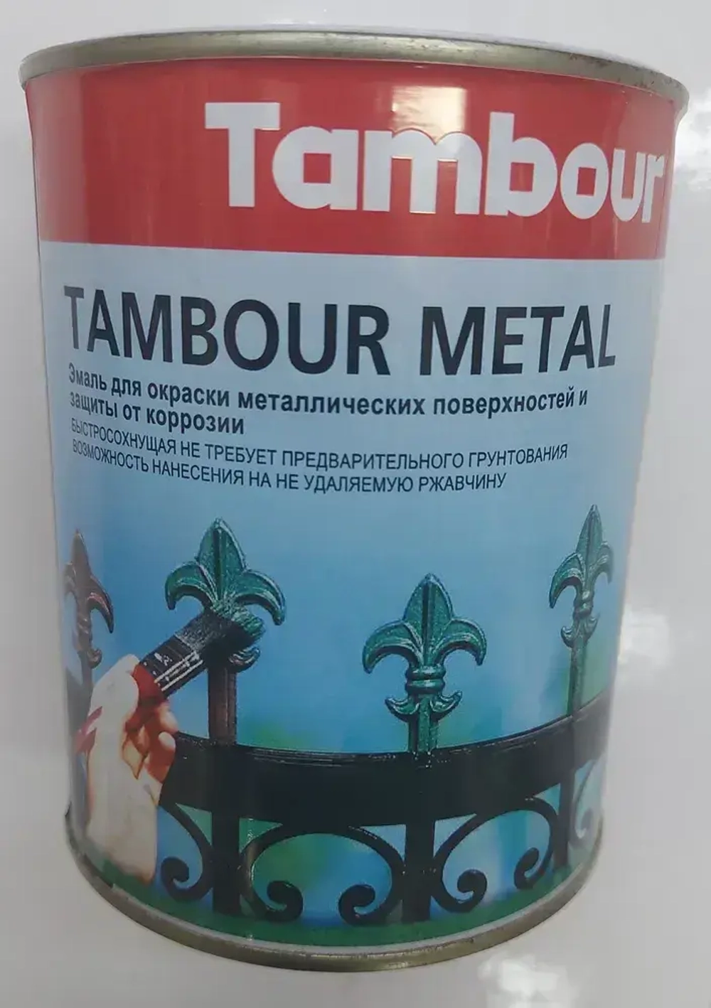 Tambour Эмаль Молотковая, Быстросохнущая, Алкидная, Полимерная, Полуглянцевое покрытие, Шелковисто-матовое покрытие, 0.75 л, 0.75 кг, коричневый
