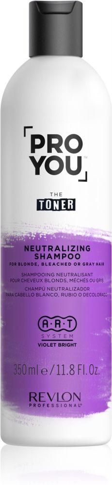 Revlon Professional Pro You The Toner - шампунь, нейтрализующий желтые тона для светлых и седых волос /   350  ml  / GTIN 8432225114187