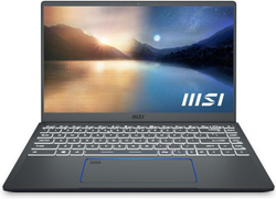 Ноутбук MSI Prestige 14 A11SCX-052RU Intel Core i7 1185G7, 3.0 GHz - 4.8 GHz, 32768 Mb, 14&quot; UHD 3840x2160, 1000 Gb SSD, DVD нет, nVidia GeForce GTX 1650 4096 Mb, Windows 10 Home, серый, 1.29 кг, 9S7-14C412-052