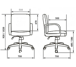 Кресло для руководителя MYRA B LX