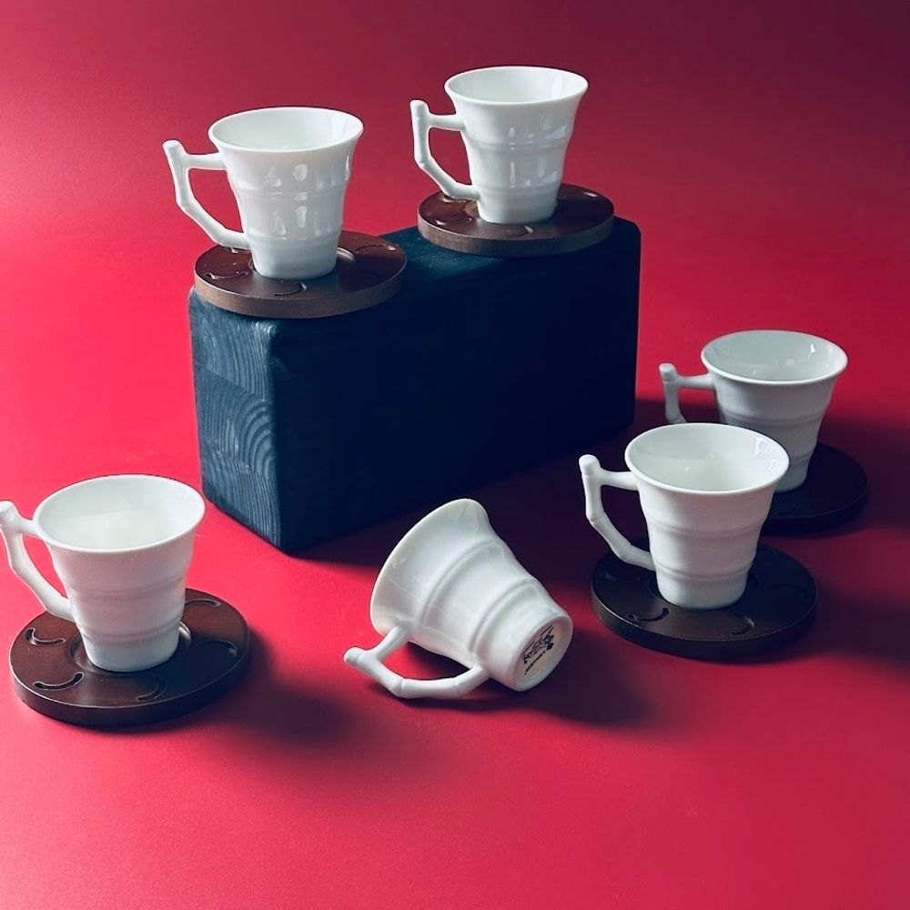 Lenardi 235-081 Кофейный набор 12пр. 90мл TROPICAL в под.уп.(х12)Фарфор