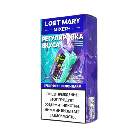 Lost mary Mixer+ Грейпфрут/лимон-лайм 25000 затяжек 20мг (2%)