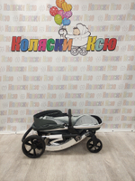 Коляска трансформер Farfello Aimile Original New Silver темно-серый