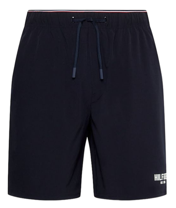 Мужские теннисные шорты Tommy Hilfiger Essential Hilfiger Short - небесный