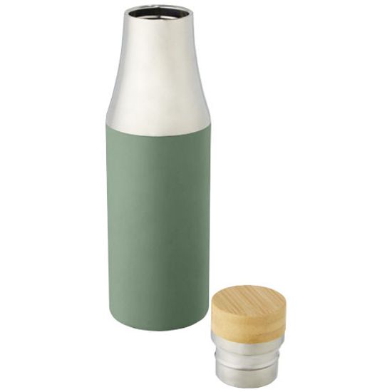 Hulan Бутылка из нержавеющей стали объемом 540 мл с вакуумной изоляцией из меди и бамбуковой крышкой