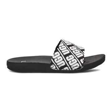 Ugg Beach Slide 'Black White'