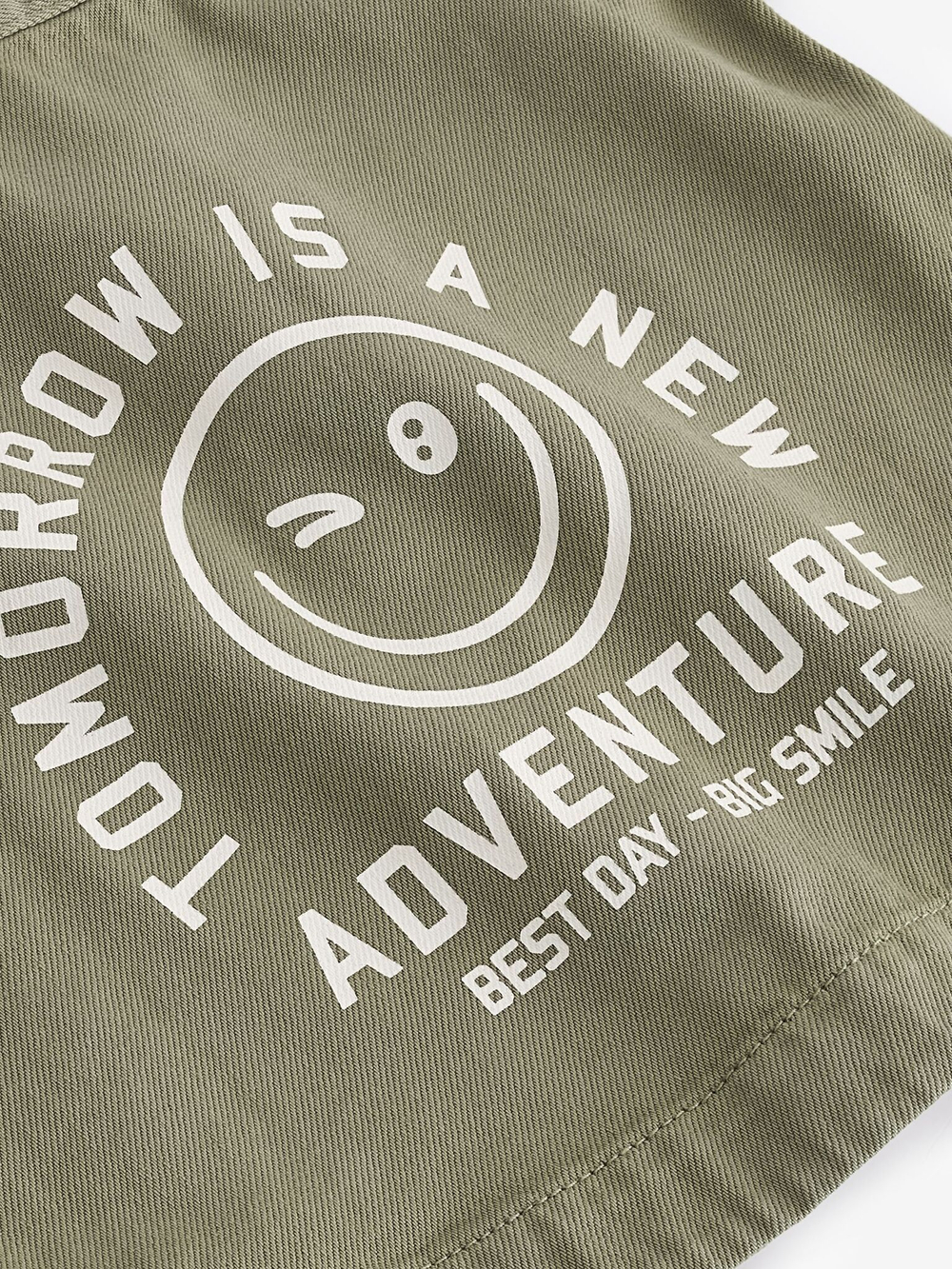 Куртка джинсовая с капюшоном для мальчика Next K83-426, Хаки