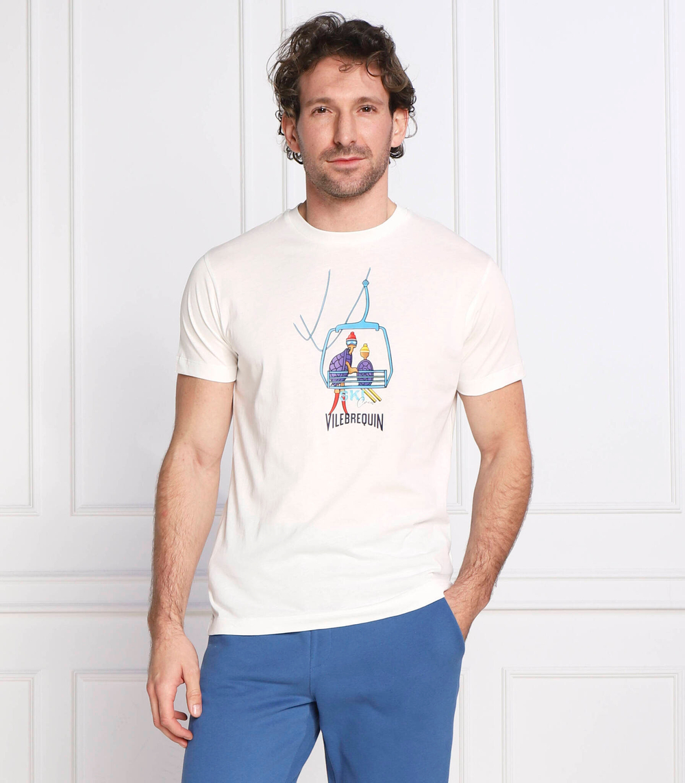футболка socoa Vilebrequin - белый(SOAC3P49)