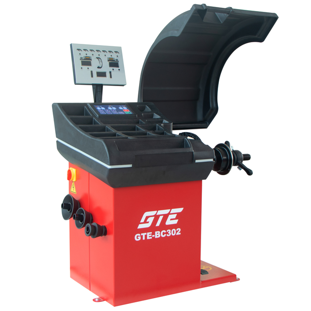 Станок балансировочный 220В 10"- 30" ручной ввод параметров LED панель управления GTE
