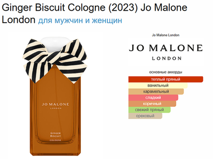 Jo Malone Ginger Biscuit 30 ml NEW 2023 (duty free парфюмерия)